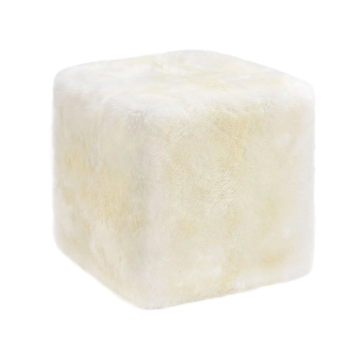 The Luxe Cube - Sheepskin - Ivory