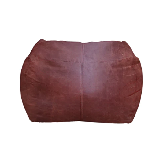 The Footsie - Ottoman - Leather - Tobacco