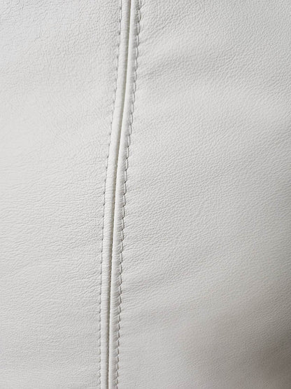 The Big Pear - Leather - Armani White