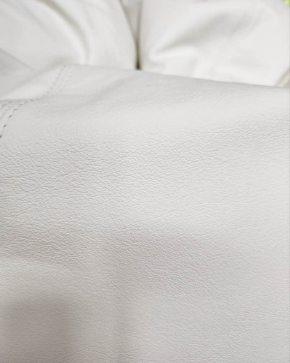 The Big Pear - Leather - Armani White
